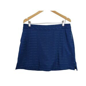 Lady Hagen Skort Womens 12 Blue Golf Athletic Skirt Shorts Pockets Stretch